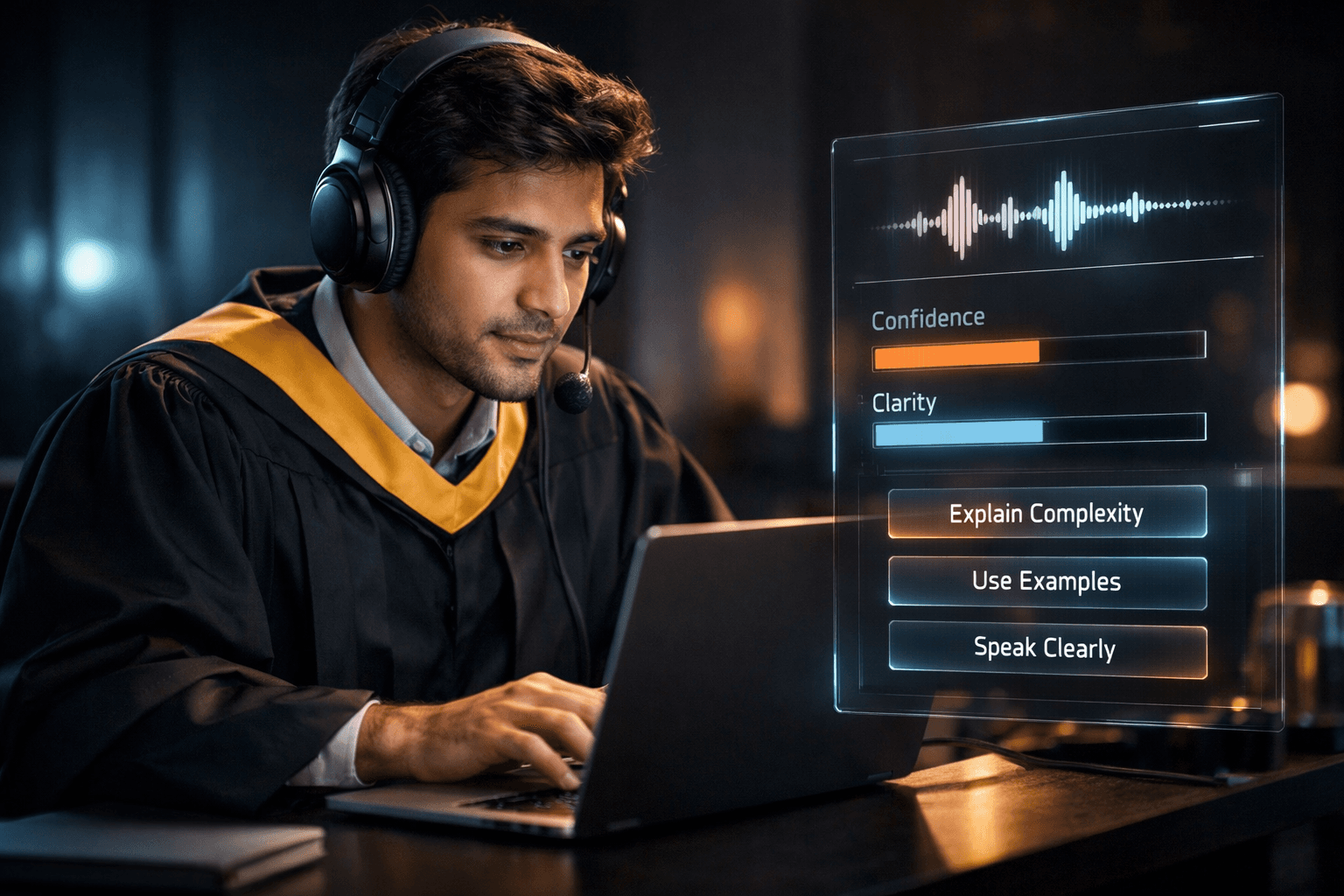 AI Interview Dashboard Interface